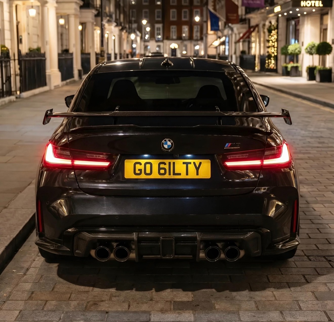GO 61LTY on a vehicle